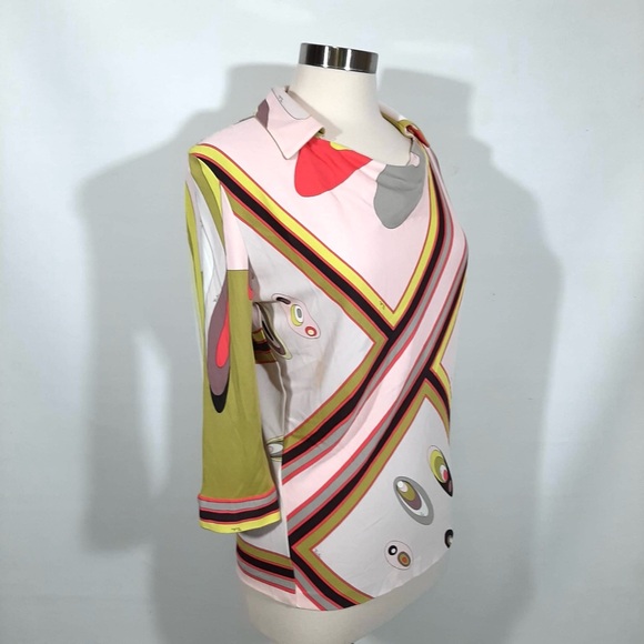 Emilio Pucci abstract pattern top 42 - Picture 13 of 16